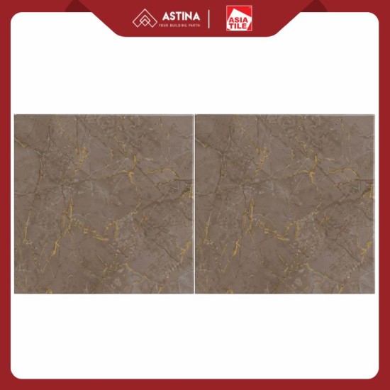 KERAMIK LANTAI ASIA FRANKFURT BROWN 50X50 GLOSSY KW A