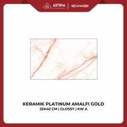 KERAMIK PLATINUM AMALFI GOLD 25X40 CM GLOSSY KW A
