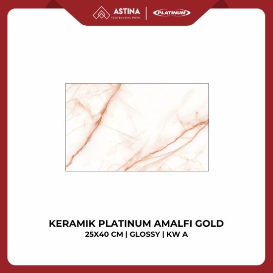 KERAMIK PLATINUM AMALFI GOLD 25X40 CM GLOSSY KW A