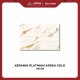 KERAMIK PLATINUM ARDEA GOLD BASIC DECOR 25X40 CM GLOSSY KW A