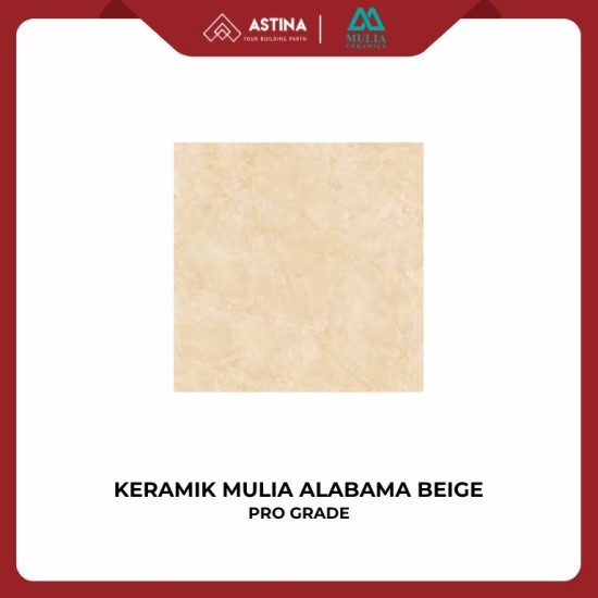 KERAMIK MULIA ALABAMA BEIGE GREY 40X40 CM GLOSSY KW V