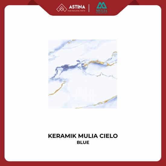 KERAMIK MULIA CIELO BLUE 40X40 CM GLOSSY KW P