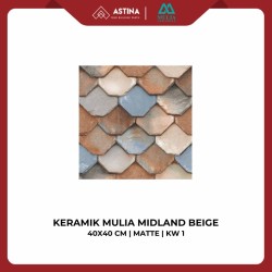 KERAMIK MULIA MIDLAND BEIGE 40X40 CM MATTE KW 1