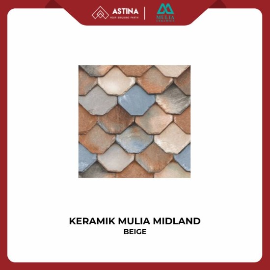 KERAMIK MULIA MIDLAND BEIGE 40X40 CM MATTE KW 1