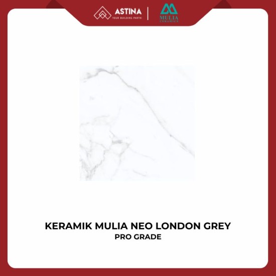 KERAMIK MULIA NEO LONDON GREY 40X40 CM GLOSSY KW V
