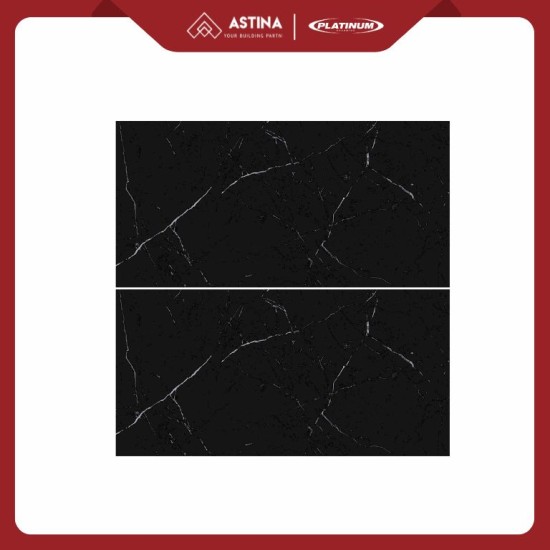 KERAMIK PLATINUM KYOTO BLACK 30X60 CM GLOSSY KW A