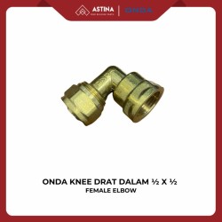 ONDA KNEE DRAT DALAM 1/2 X 1/2 FEMALE ELBOW