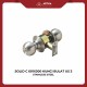 SOLID BIG RUBBER DOOR STOP BL