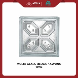 MULIA GLASS BLOCK KAWUNG 95092 19X19X9,5 CM