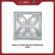 MULIA GLASS BLOCK KAWUNG 95092 19X19X9,5 CM
