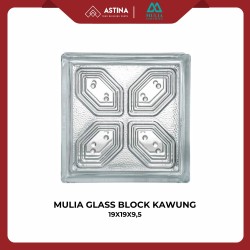 MULIA GLASS BLOCK KAWUNG 95092 19X19X9,5 CM