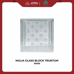 MULIA GLASS BLOCK TRUNTUM 95095 19X19X9,5 CM