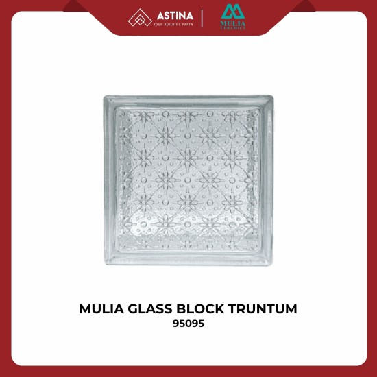 MULIA GLASS BLOCK TRUNTUM 95095 19X19X9,5 CM