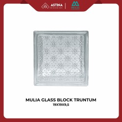 MULIA GLASS BLOCK TRUNTUM 95095 19X19X9,5 CM