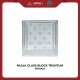 MULIA GLASS BLOCK TRUNTUM 95095 19X19X9,5 CM