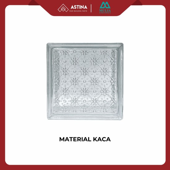 MULIA GLASS BLOCK TRUNTUM 95095 19X19X9,5 CM