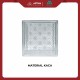MULIA GLASS BLOCK TRUNTUM 95095 19X19X9,5 CM