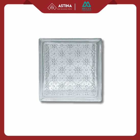 MULIA GLASS BLOCK TRUNTUM 95095 19X19X9,5 CM