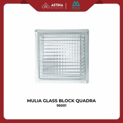 MULIA GLASS BLOCK QUADRA 95001 19X19X9,5 CM