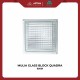 MULIA GLASS BLOCK QUADRA 95001 19X19X9,5 CM