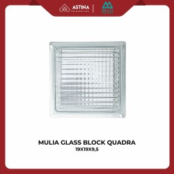 MULIA GLASS BLOCK QUADRA 95001 19X19X9,5 CM