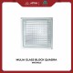 MULIA GLASS BLOCK QUADRA 95001 19X19X9,5 CM