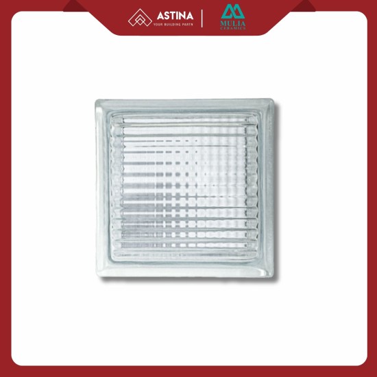 MULIA GLASS BLOCK QUADRA 95001 19X19X9,5 CM