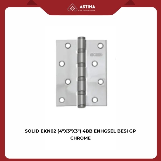 Solid EK 06 (3"x2.5"x2") 2BB Engsel Stainless US 32 D