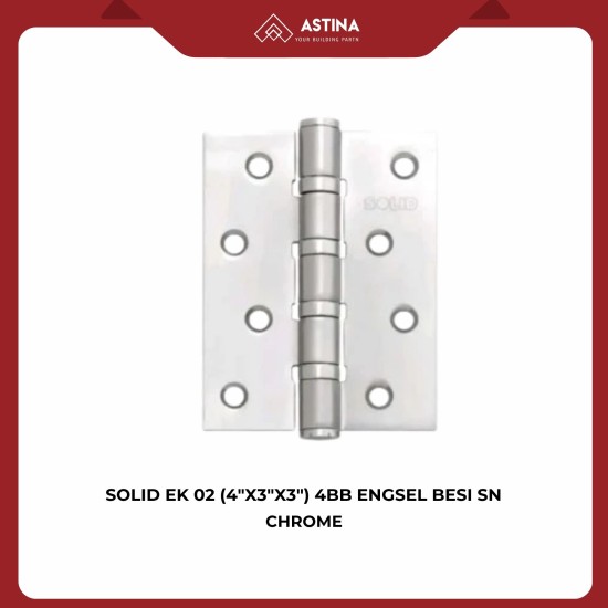 Solid EK 02 (4"x3"x3") 4BB engsel besi GP