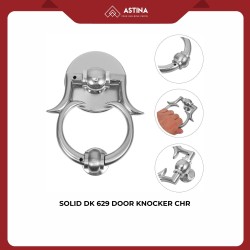 SOLID DK 629 DOOR KNOCKER CHR