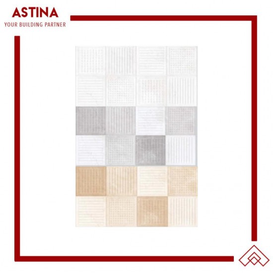 Keramik Dinding Platinum Capella Embossed 25x50 cm