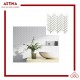 Mosaic Tiles Dekorasi Keramik Herringbone 31,6x27,7 (21.5x71.5 mm)
