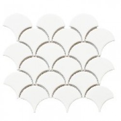 Mosaic Tiles Dekorasi Keramik Fan Glossy 25,5x21,9 (74.4x70 mm)