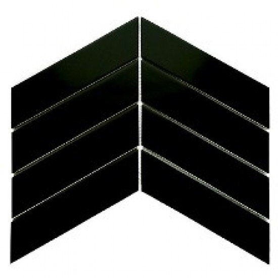 Mosaic Tiles Dekorasi Keramik Chevron 31,8x22,2 (45x180 mm)