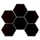 Mosaic Tiles Dekorasi Keramik Grande Hexagon 25,6 x 19,7 (95x110 mm)