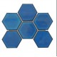Mosaic Tiles Dekorasi Keramik Grande Hexagon 25,6 x 19,7 (95x110 mm)