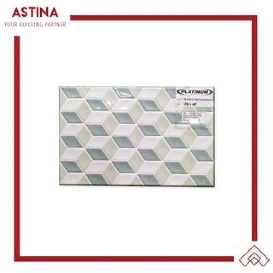 Keramik Platinum Beatrix Embossed 25x40 