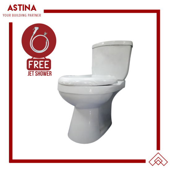 [PAKET HEMAT] Kloset Duduk Apollo 660 Free Jet Shower Bano