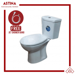 [PAKET HEMAT KLOSET] Kloset duduk VOLK 662R GRATIS Jet Shower Bano