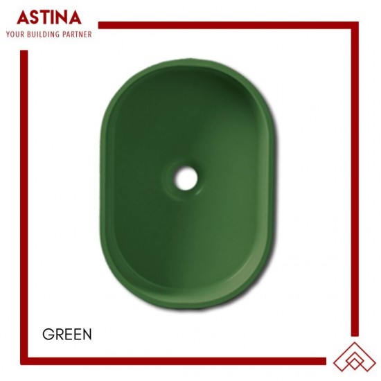Wastafel Basin Bak Cuci Tangan Meja Oval Resin Concrete Minimalis