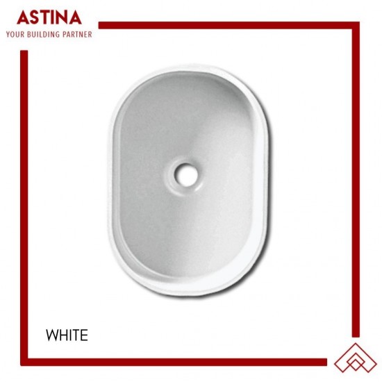Wastafel Basin Bak Cuci Tangan Meja Oval Resin Concrete Minimalis