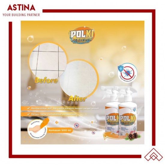 [PAKET HEMAT] Polki Pembersih Nat dan Keramik & Pembersih Kerak Kaca