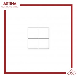 Keramik Mulia Brilliant White Putih Polos 40x40 