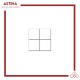 Keramik Mulia Brilliant White Putih Polos 40x40 